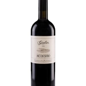 accornero barbera superiore giulin bottiglia di vino rosso prodotto in Italia, nel monferrato in Piemonte
