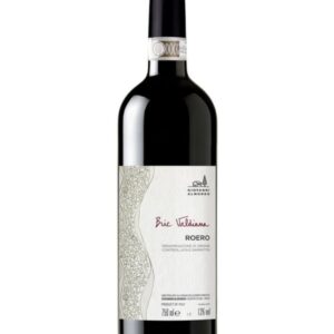 Almondo roero nebbiolo Bric Valdiana bottiglia di vino rosso prodotto in Italia, nella zona del Roero in Piemonte