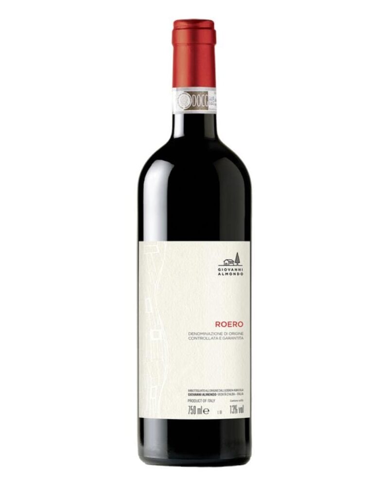 Almondo Roero nebbiolo 2021 Notevole 1 Almondo roero nebbiolo bottiglia di vino rosso prodotto in Italia, nella zona del Roero in Piemonte