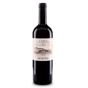 accornero barbera superiore cima bottiglia di vino rosso prodotto in Italia, nel monferrato in Piemonte