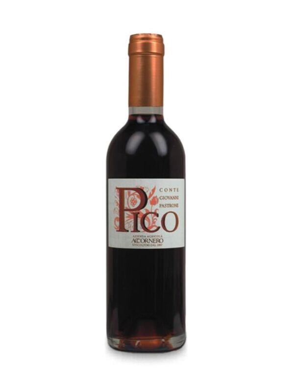 accornero casorzo passito pico bottiglia di vino dolce da dessert prodotto in Italia, nel monferrato in Piemonte