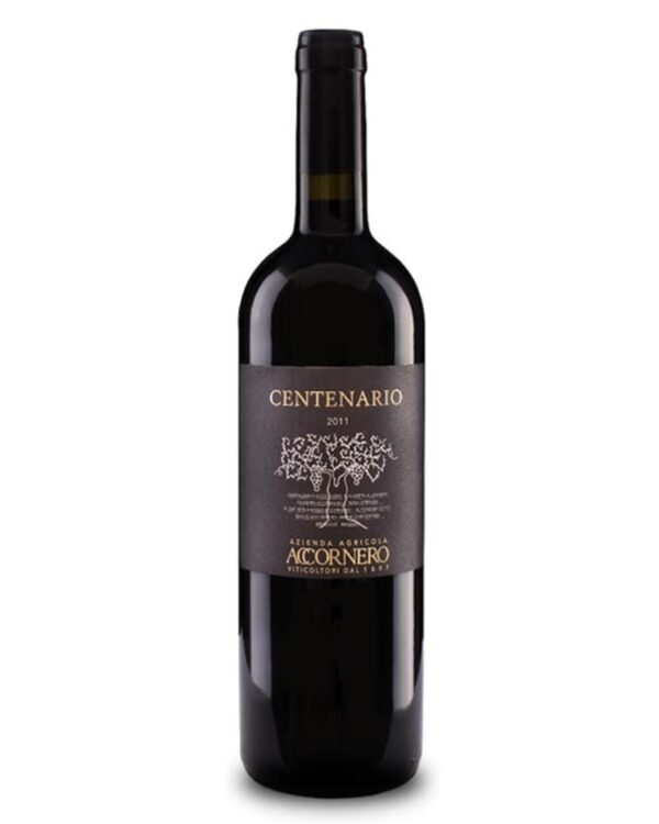 accornero monferrato rosso centenario bottiglia di vino rosso prodotto in Italia, nel monferrato in Piemonte