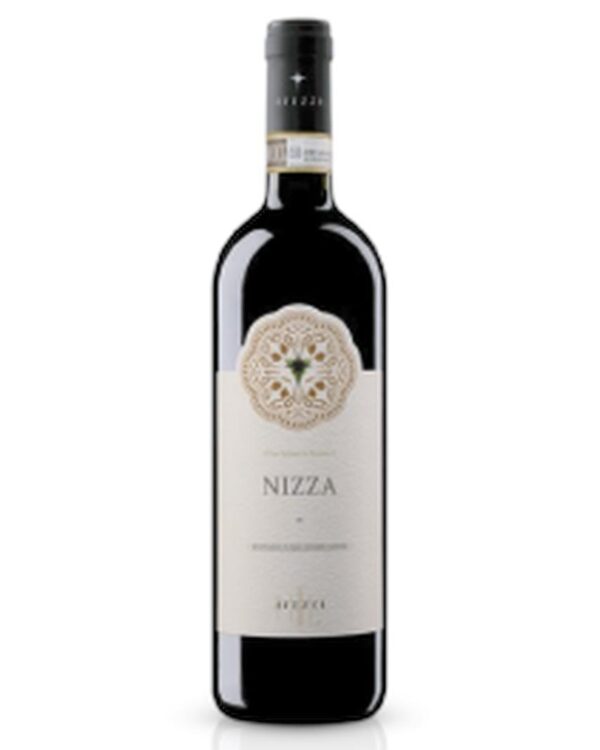 avezza nizza bottiglia di vino rosso prodotto in Italia, nella zona di Nizza in Piemonte