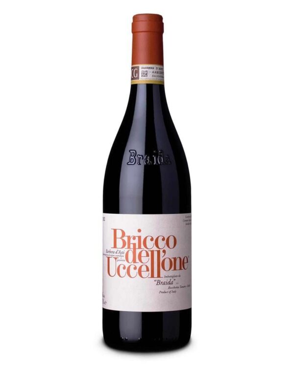 Braida Barbera d'Asti Bricco dell'Uccellone Doppio Magnum bottiglia di vino rosso prodotta in Italia nel Monferrato Astigiano