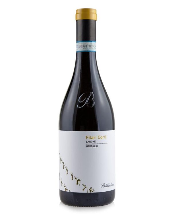brandini nebbiolo Filari Corti bottiglia di vino rosso prodotto in Italia, nella Langhe in Piemonte