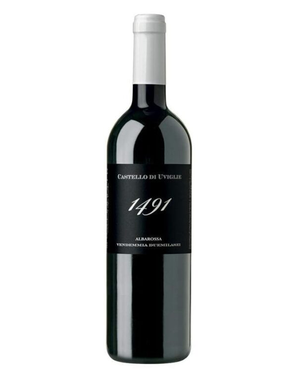 castello di uviglie albarossa 1491 bottiglia di vino rosso prodotto in Italia, nel monferrato in Piemonte