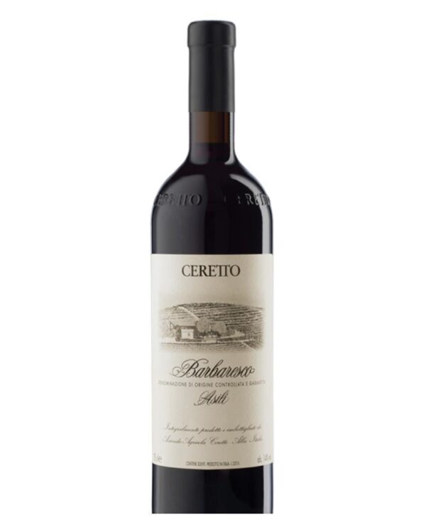 ceretto barbaresco asili bottiglia di vino rosso prodotto in Italia, nella zona delle Langhe in Piemonte