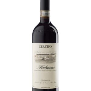 ceretto barbaresco bottiglia di vino rosso prodotto in Italia, nella zona delle Langhe in Piemonte