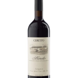 ceretto barolo bottiglia di vino rosso prodotto in Italia, nella zona delle Langhe in Piemonte