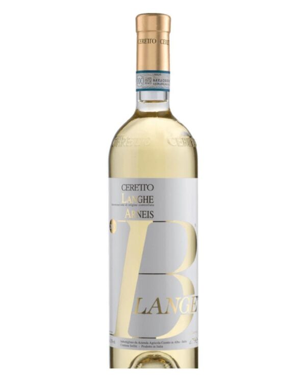 ceretto langhe arneis blangè bottiglia di vino bianco prodotto in Italia, nella zona delle Langhe e del Roero in Piemonte