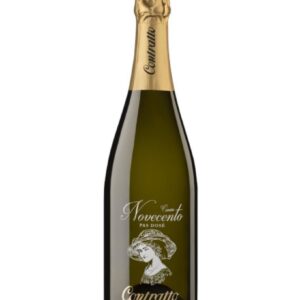 contratto spumante cuvee novecento bottiglia di spumante prodotto in Italia, nella langa astigiana in Piemonte