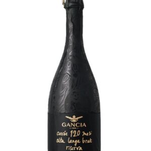 Gancia Alta Langa 120 mesi brut bottiglia di vino bianco spumante prodotto in italia da uve pinot nero e chardonnay