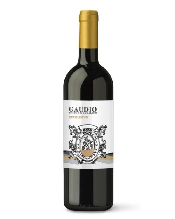 gaudio barbera d'asti zerolegno bottiglia di vino rosso prodotto in Italia, nel monferrato in Piemonte