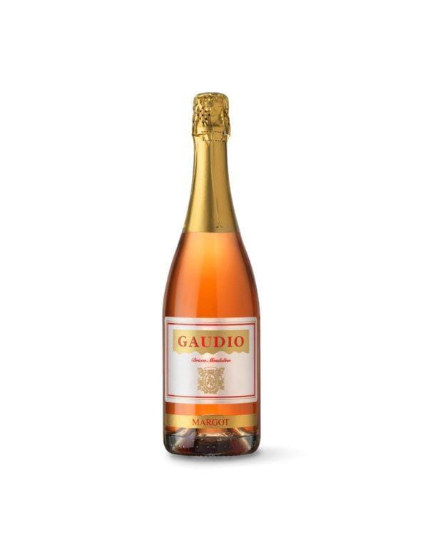 gaudio spumante Margot rosè brut bottiglia di spumante rosato prodotto in Italia, nel monferrato in Piemonte