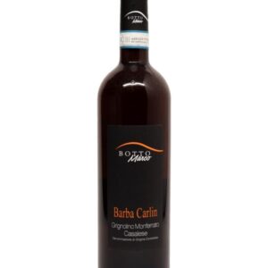 marco botto grignolino barba carlin bottiglia di vino rosso prodotto in Italia, nel Monferrato in Piemonte