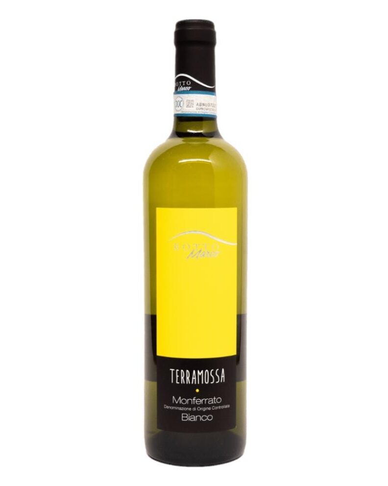 Marco Botto Monferrato bianco Terramossa 2022 Notevole 1 marco botto monferrato bianco terramossa bottiglia di vino bianco prodotto in Italia, nel monferrato in Piemonte