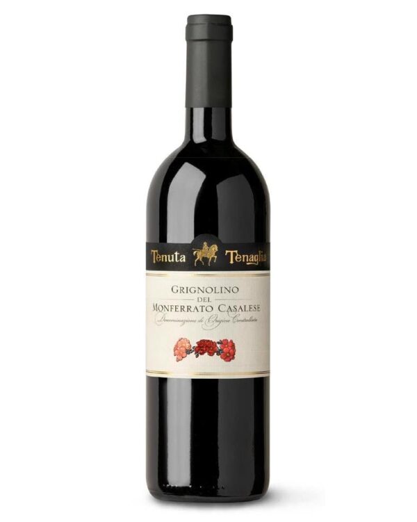 tenuta tenaglia grignolino del monferrato bottiglia di vino rosso prodotto in Italia, nel Monferrato in Piemonte
