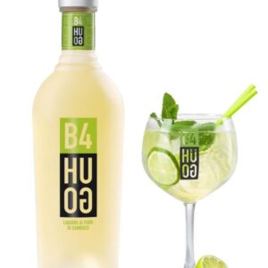 Francoli liquore B4 Hugo bottiglia di liquore ai fiori di sambuco, prodotto in Italia, in Piemonte