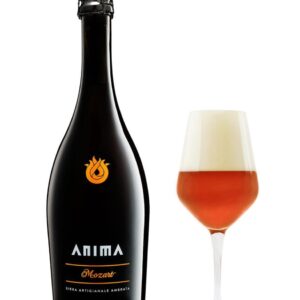 anima birra ambrata mozart bottiglia di birra artigianale prodotta in Italia, in Piemonte