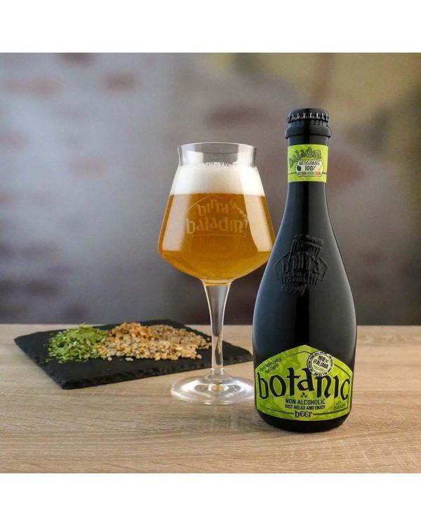 baladin birra bionda analcolica botanic bottiglia di birra artigianale gluten free prodotta in Italia, in Piemonte