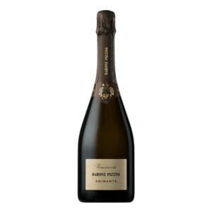 barone pizzini franciacorta animante bottiglia di vino spumante prodotto in Italia, nella zona della Franciacorta in Lombardia