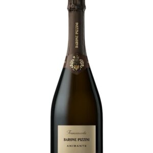 barone pizzini franciacorta animante bottiglia di vino spumante prodotto in Italia, nella zona della Franciacorta in Lombardia