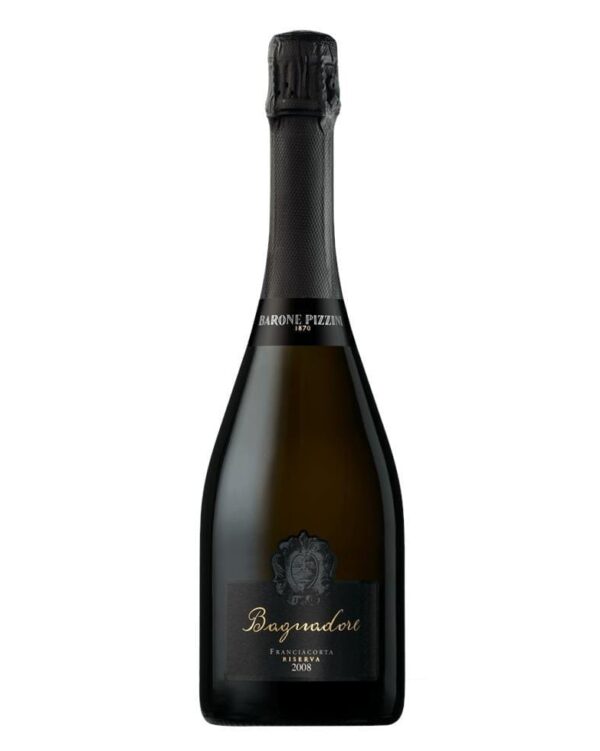 Barone Pizzini Franciacorta Bagnadore bottiglia di spumante bianco prodotto in Italia, nella zona della Franciacorta in Lombardia