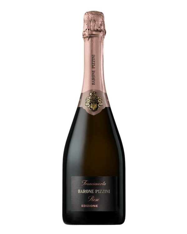 Barone Pizzini Franciacorta rosè bottiglia di spumante bianco prodotto in Italia, nella zona della Franciacorta in Lombardia