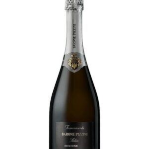 barone pizzini franciacorta Saten bottiglia di vino spumante prodotto in Italia, nella zona della Franciacorta in Lombardia