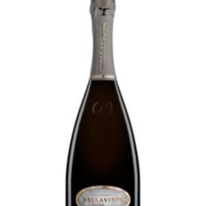 bellavista franciacorta saten bottiglia di spumante bianco prodotto in Italia, nella zona della Franciacorta in Lombardia