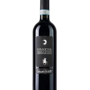 biletta freisa fratta bottiglia di vino rosso prodotto in Italia, nella zona del Monferrato in Piemonte