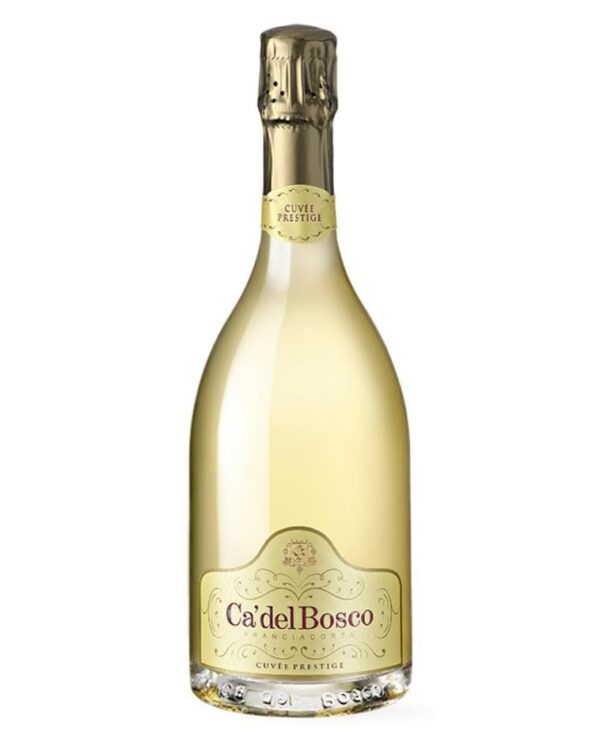 cà del bosco franciacorta cuvee prestige ed.47 è uno bottiglia di vino spumante prodotto in Italia, in franciacorta da uve pinot nero, chardonnay e pinot bianco