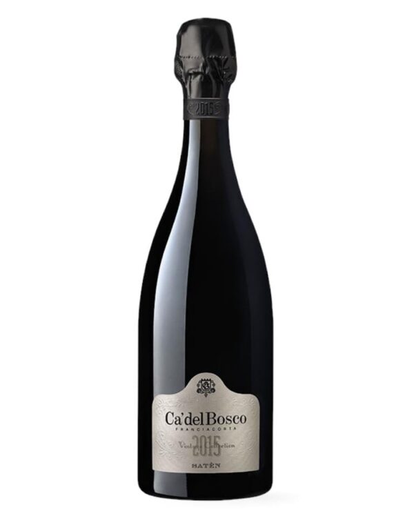 cà del Bosco Franciacorta saten bottiglia di vino bianco spumante prodotto in Italia, in franciacorta da uve chardonnay e pinot bianco
