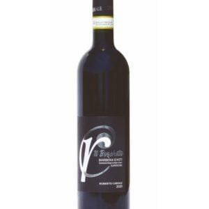 cabiale barbera superiore il boschetto bottiglia di vino rosso prodotto in Italia, nel monferrato in Piemonte
