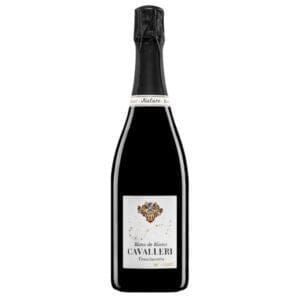 cavalleri franciacorta Blanc De Blancs bottiglia di spumante bianco prodotto in Italia, nella zona della Franciacorta in Lombardia