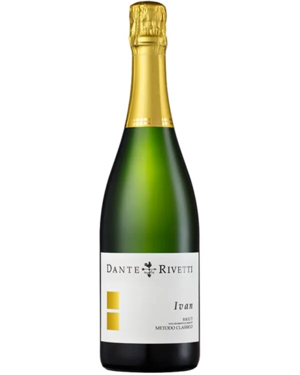 dante rivetti spumante blanc de noir ivan brut bottiglia di vino spumante bianco prodotto in Italia, nella zona delle Langhe astigiane in Piemonte