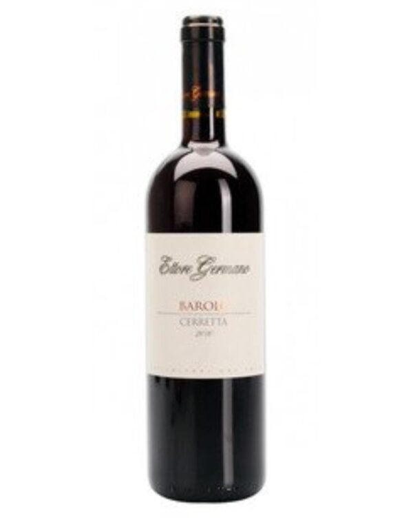 ettore germano barolo cerretta bottiglia di vino rosso prodotto in Italia, nelle Langhe piemontesi
