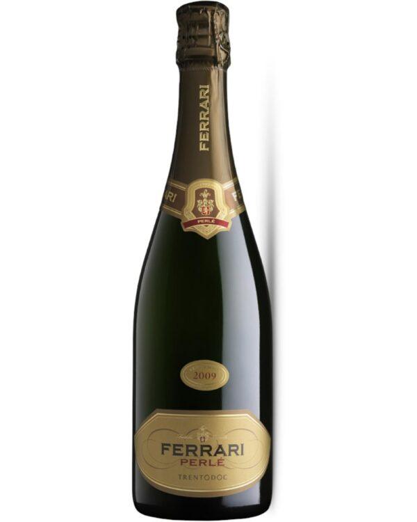 Ferrari Trento Perlè brut vino bianco spumante prodotto in italia da uve chardonnay