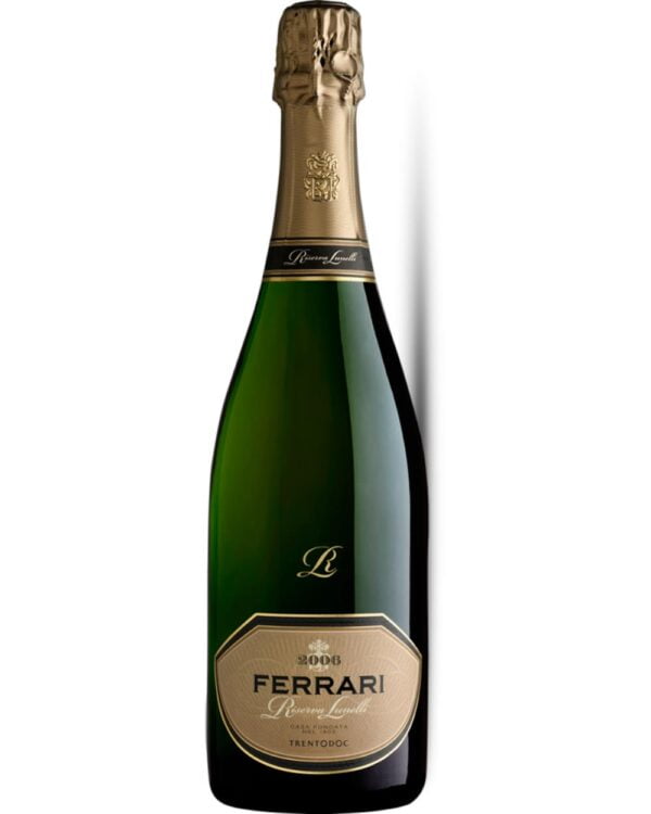 Ferrari Trento Riserva Lunelli brut vino bianco spumante prodotto in italiano in trentino Alto Adige da uve chardonnay