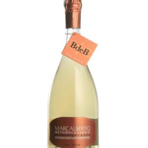marcalberto alta langa blanc de blancs bottiglia di spumante prodotto in Italia, nella zona dell'alta langa in Piemonte