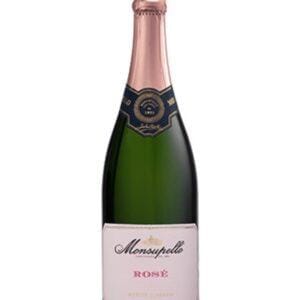monsupello oltrepò pavese rosè bottiglia di spumante rosato prodotto in Italia, nella zona dell'oltrepò pavese in Lombardia