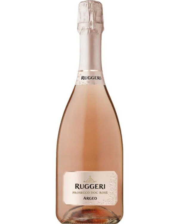 ruggeri prosecco argeo rosè brut bottiglia di vino spumante prodotto in Italia, in Veneto da uve glera e pinot nero