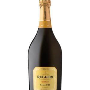 Ruggeri prosecco valdobbiadene Gialloro extra dry bottiglia di vino spumante prodotto in Italia, nella zona di valdobbiadene da uve glera