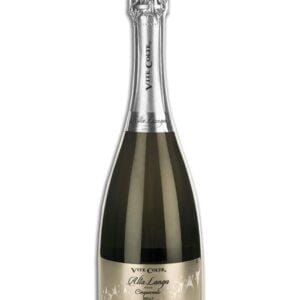 vite colte alta langa cinquecento brut bottiglia di spumante prodotto in Italia, nel territorio dell'Alta Langa in Piemonte