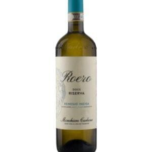 Monchiero Carbone roero arneis Vigna Renesio bottiglia di vino bianco prodotto in Italia, nella zona del roero in Piemonte