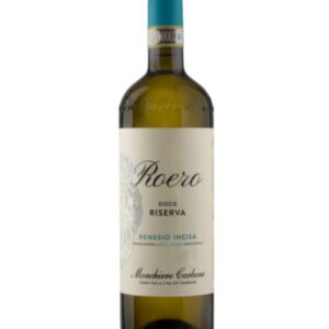 Monchiero Carbone roero arneis Vigna Renesio bottiglia di vino bianco prodotto in Italia, nella zona del roero in Piemonte
