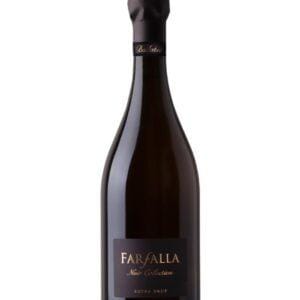 Ballabio spumante Farfalla Extra Brut bottiglia di vino bianco spumante prodotto in italia in Lombardia da uve pinot nero