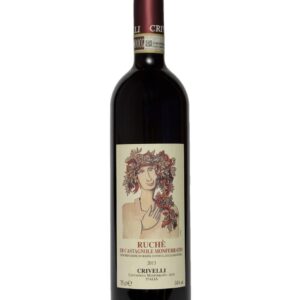 crivelli Ruchè di Castagnole bottiglia di vino rosso prodotto in Italia, nel monferrato astigiano