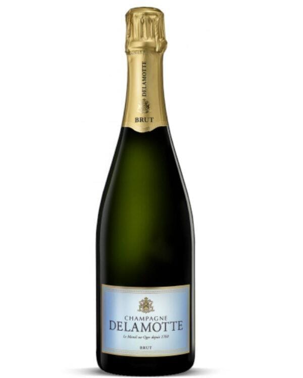 delamotte champagne brut bottiglia di spumante bianco prodotto in Francia, in Champagne