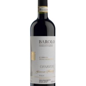 fratelli giacosa barolo scarrone vigna mandorlo bottiglia di vino rosso prodotto in Italia, nella zona delle Langhe in Piemonte